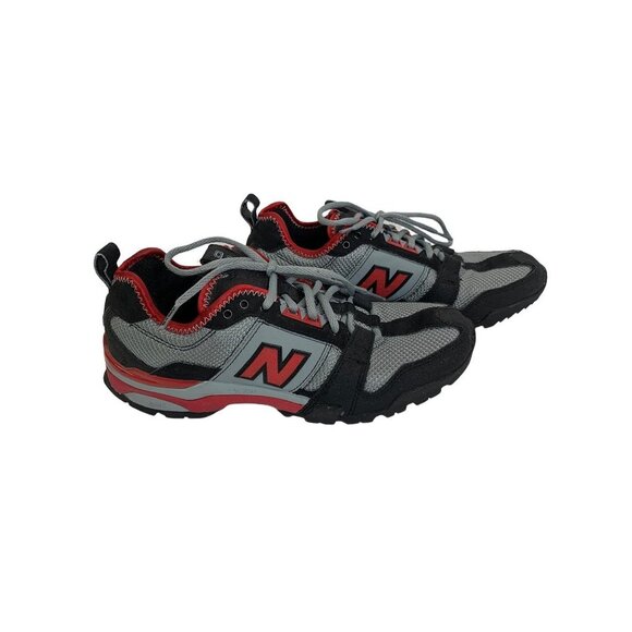 New Balance Women’s Red & Gray Sneakers - Picture 1 of 6